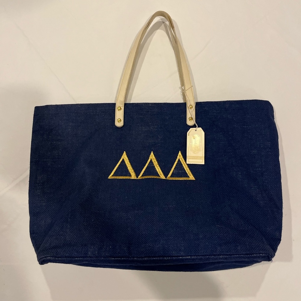 Tri Delta Mud Pie tote